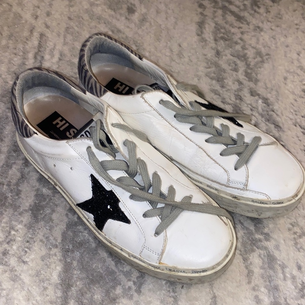 Barely used genuine golden goose sneakers